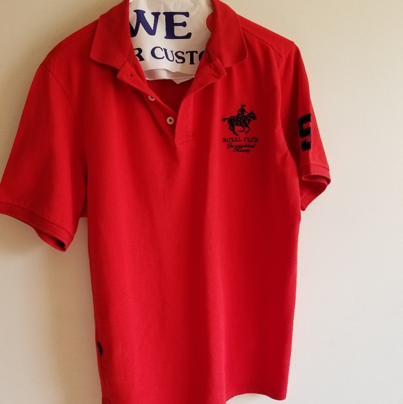 Geographical Norway Royal Club 1953 Other - Men's Red Royal Club Polo